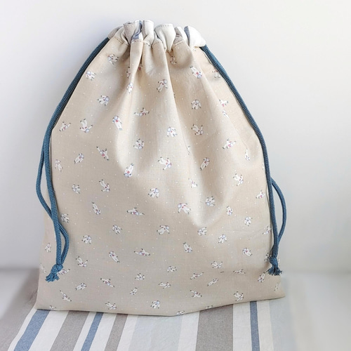 オーダー品】 巾着袋 体操服袋 お着替え袋 星 スター ストライプ