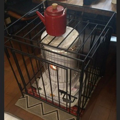 トヨトミ対流型石油ストーブ KS-67H ブラック対応｜異形鉄筋ストーブ