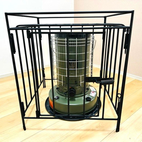 トヨトミ対流型石油ストーブ KS-67H ブラック対応｜異形鉄筋ストーブ