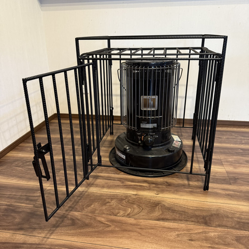 トヨトミ対流型石油ストーブ KS-67H ブラック対応｜異形鉄筋ストーブ