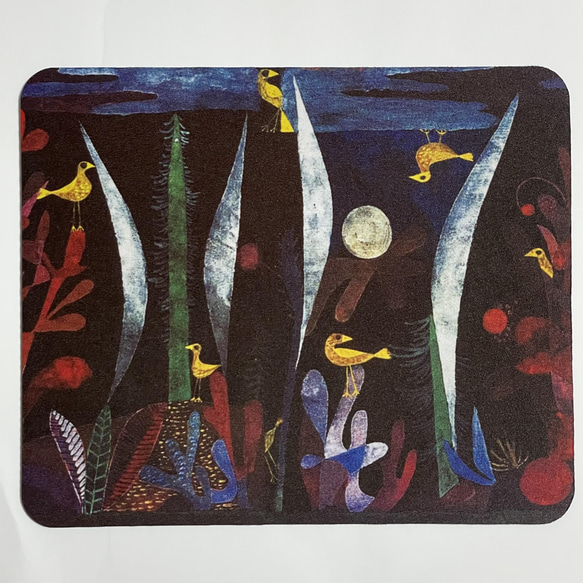 パウル・クレー 黄色い鳥のいる風景 マウスパッド マウスパッド chaya