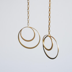 真鍮ピアス　SU-JYO 3枚目の画像