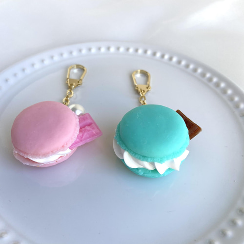 選べるカラー‼︎ マカロン 食品サンプル キーホルダー かわいい