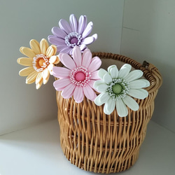 立体花モチーフ　お花　ガーベラ　小花　フラワー　いろいろ　専用ページ 立体花モチーフ お花 ガーベラ 小花 フラワー いろいろ 専用