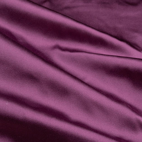 シルクサテン ワインレッド(GA784) シルク生地 約100㎝巾×50cm 21色