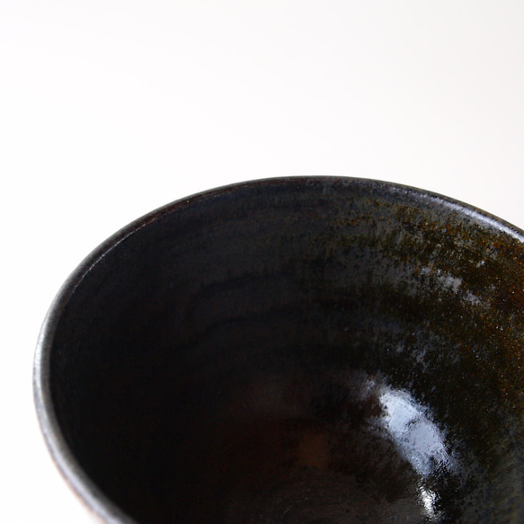 ご飯茶碗　グリーン×パープル　 3枚目の画像