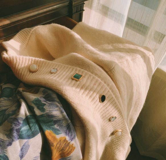 *5色*暖かくセーターニットカーディガン~超厚手で質感セーター 3枚目の画像