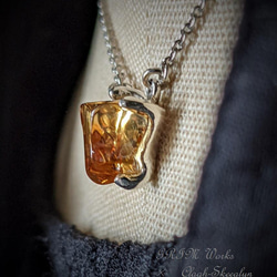 【GRIM Works】～巡り会い～｜Citrine｜シトリン原石タンブルストーン｜Silver925製｜黄水晶｜1点物 10枚目の画像