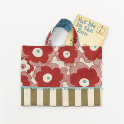 ハンドメイド 花柄 バッグセット 3点 f2cf64fa0dd36bb100c6e1de496a50