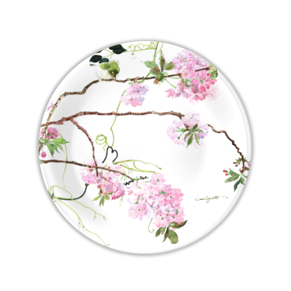 【受注生産】春の花の小皿　4絵柄セット 3枚目の画像