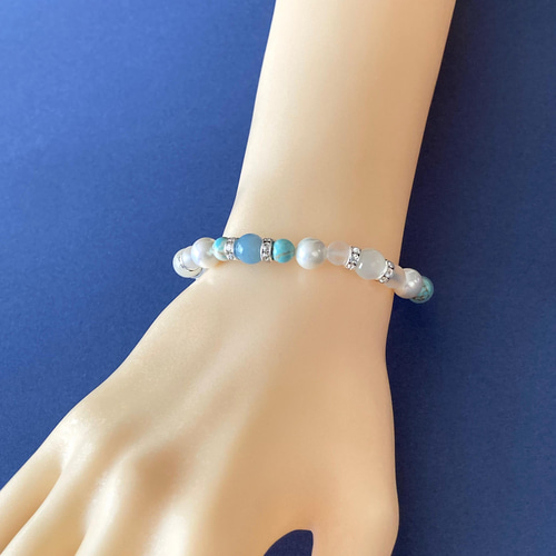 ◇海のパワーで優しい気持ちに◇アクアマリン/ターコイズ