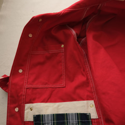 french work coat　red 第18張的照片