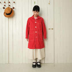 french work coat　red 第7張的照片