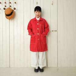 french work coat　red 第5張的照片