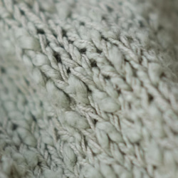 [新版] 100% 棉 ◎ 春季針織手工針織開衫 (22s-08) 薄荷 第13張的照片