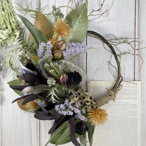 マキコ ドライフラワーのリース マキコ様専用 ドライフラワーのリース