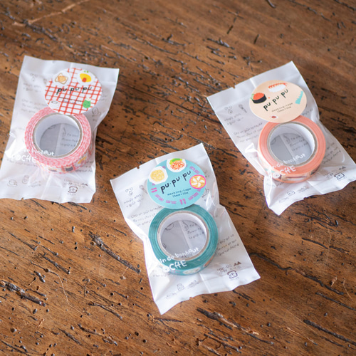 ぷぷぷマステ/いろんなメニュー マスキングテープ pu・pu・pu 通販