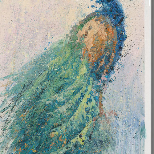 花鳥え絵 美術品 油絵 油彩 職業絵師 【美品】 絵画 ww 通販｜Creema  