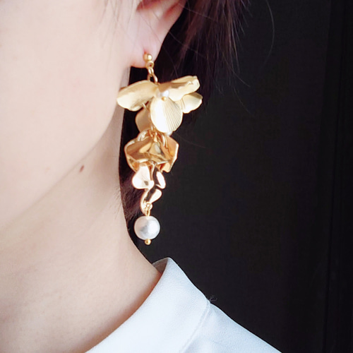 特集掲載】マット ゴールド 華やか 大ぶり 結婚式 ウェディング