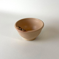 【受注制作品】タイヤキの茶碗（ベージュ、親子タイプ） 2枚目の画像