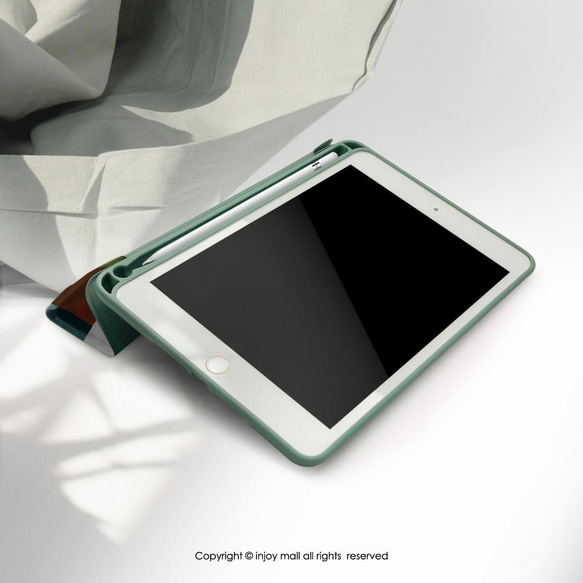 iPad case 12.9/Air5/iPad 9/mini 6 系列Smart cover皮革平板保護 想念與遺忘 第5張的照片