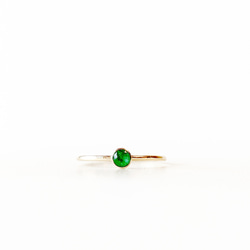 エメラルドリング 天然石 天然石リング アクセサリー シンプルリング