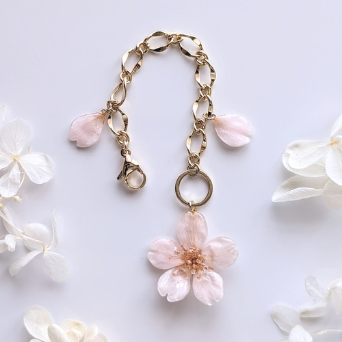 受注制作】Everpink. 本物の桜 こだわり厳選花 花びら舞う桜の