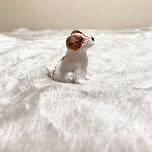 ミニチュア　犬　ジャックラッセルテリア　置物　オブジェ　フィギュア 4枚目の画像