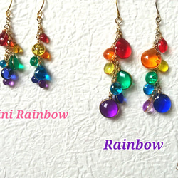 mini Rainbow ピアス / イヤリング 5枚目の画像