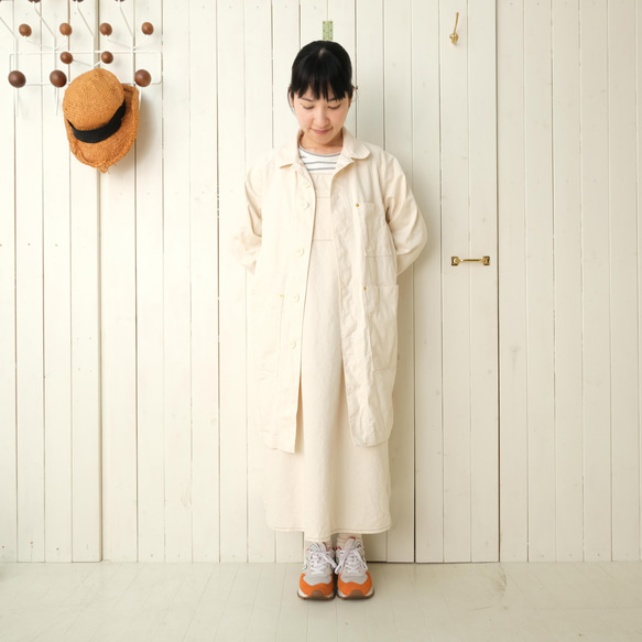 french work coat　ecru 第8張的照片