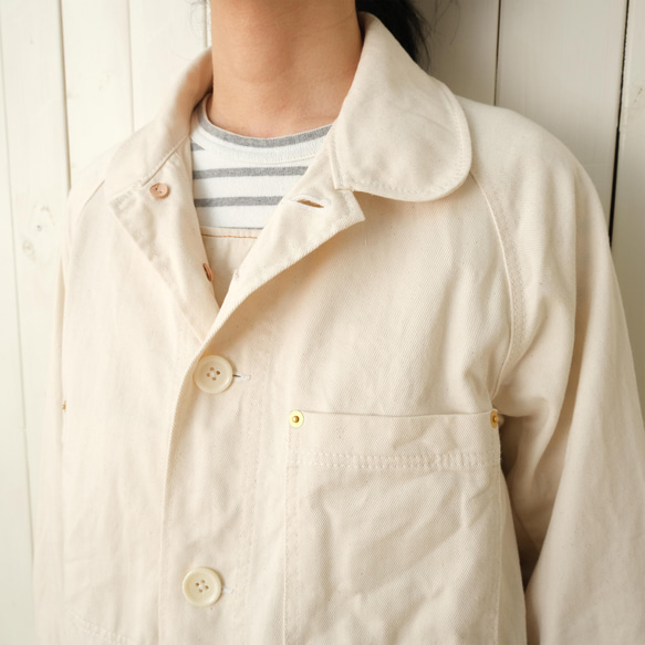 french work coat　ecru 第1張的照片