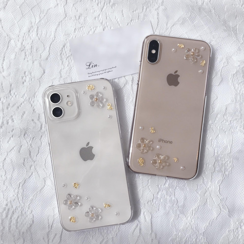 Mardi Mercredi フラワー iPhoneケース MagSafe ミラーケース