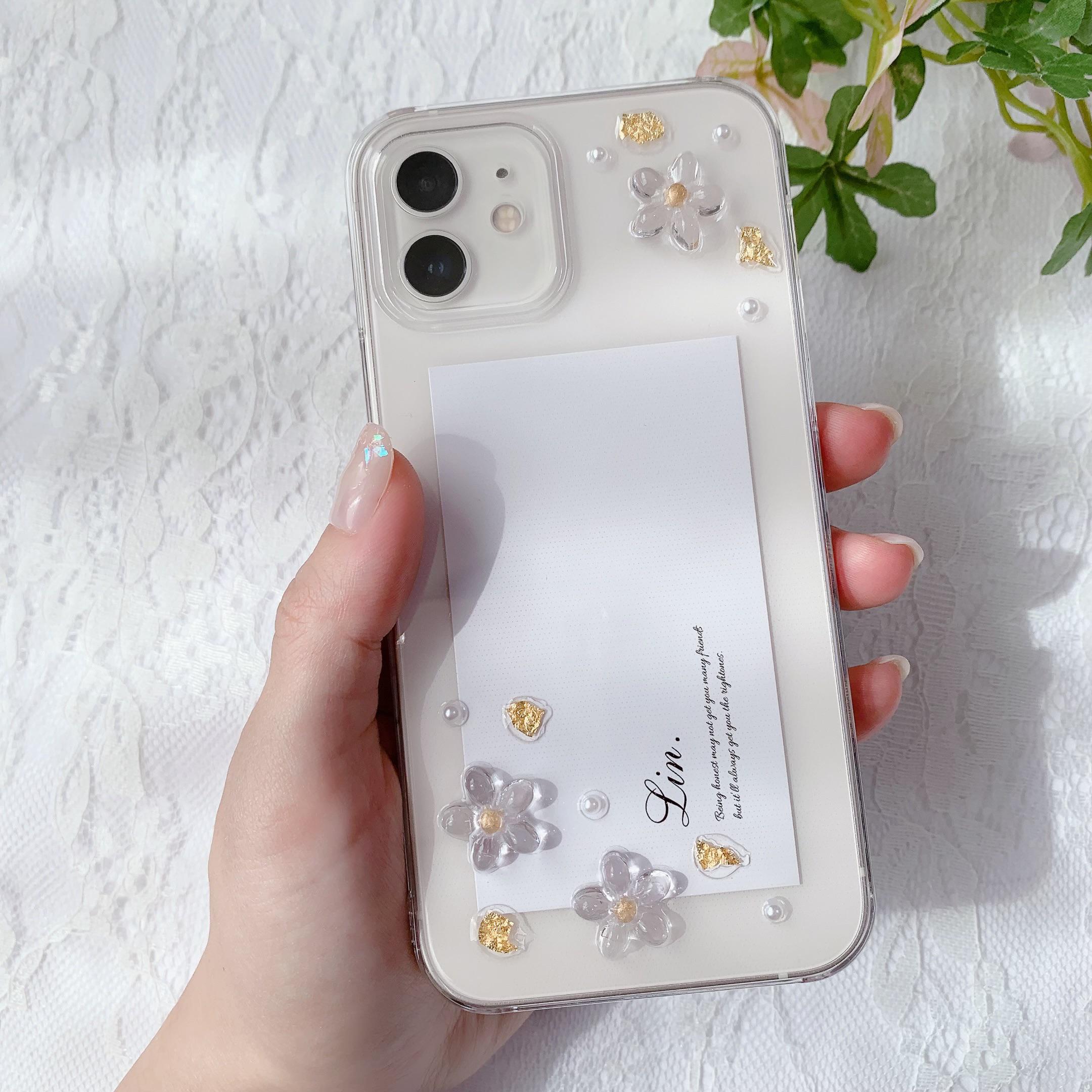 Mardi Mercredi フラワー iPhoneケース MagSafe ミラーケース