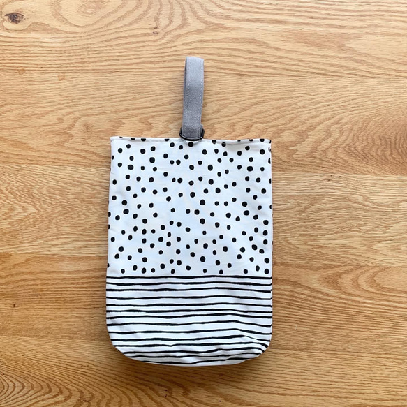 イニシャル刺繍可】 ベーシックシューズ袋（モノスケッチ）入園入学