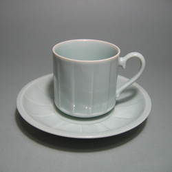 青白磁鎬コーヒーカップ 3枚目の画像