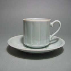 青白磁鎬コーヒーカップ 2枚目の画像