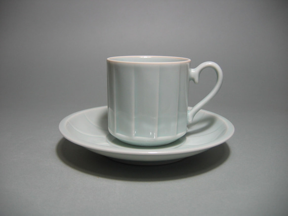青白磁鎬コーヒーカップ 2枚目の画像