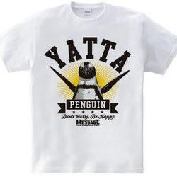 ペンギンTシャツ「YATTA PENGUIN」 3枚目の画像