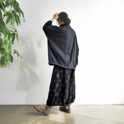 【複刻版】1/9 復刻 x 2 * 圓潤輪廓 * 成人款自然波點圖案 * 燈籠褲 * 黑色 第4張的照片