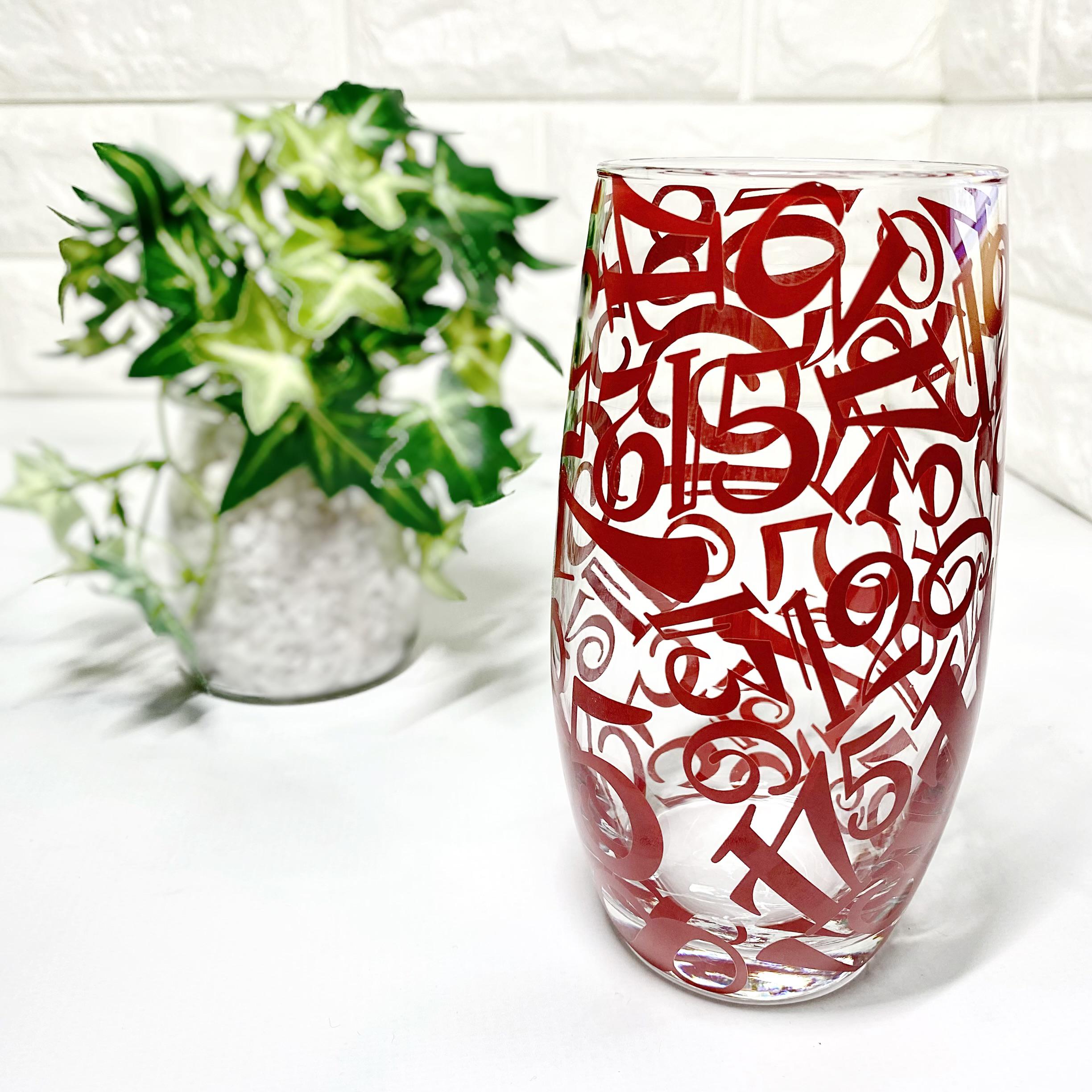 numeral RED ビアグラス