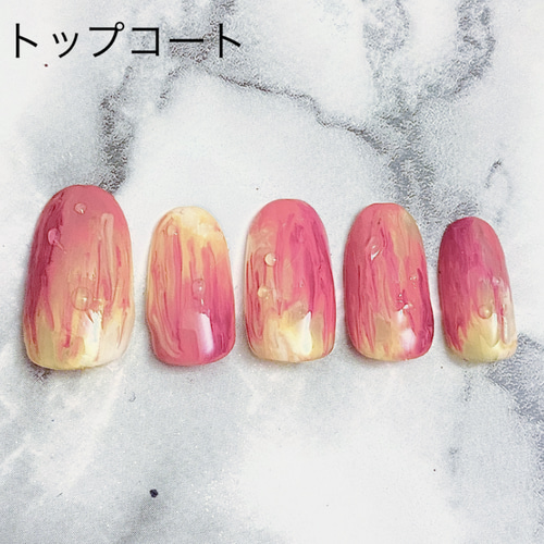 オーダー】リアルな桃ネイルチップ ネイルチップ（つけ爪） haruna0069