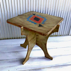 オリジナルアンティーク　木製折りたたみテーブル 1枚目の画像