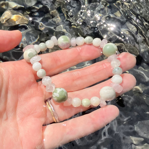 ◆さくら餅◆ペアブレスレット シルバー925 桜ブレスレット メンズ シルバー さくら サクラ