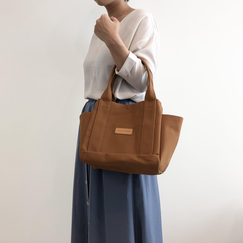 帆布トートバッグ（キャメル） トートバッグ MIYABI LEATHER 通販 