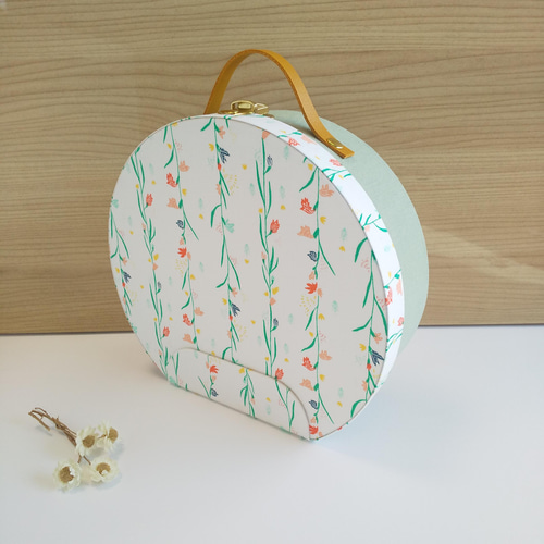 カルトナージュボックス トワルドジュイ柄カルトナージュボックス - ANTIQUE LEAVES