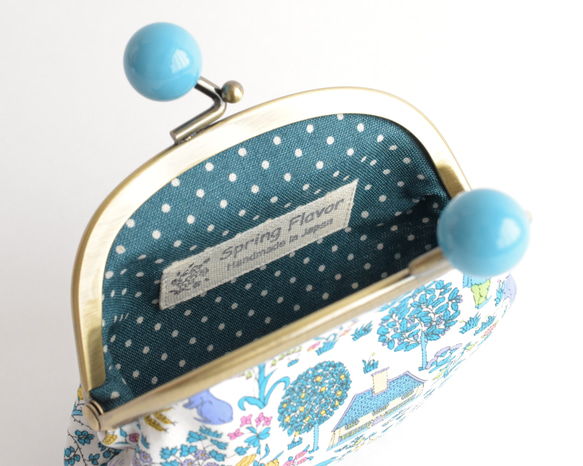 Candy frame purse(MS) -Liberty "Voysey" Blue [136] 第5張的照片