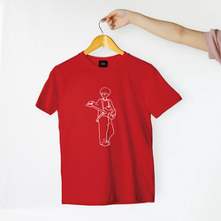 「ベースガール」部活Tシャツ 2枚目の画像