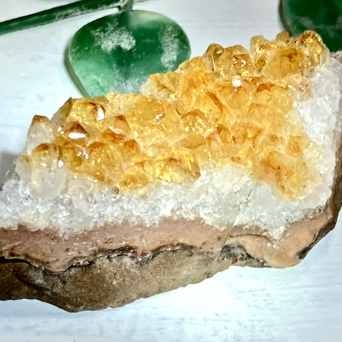 自己治癒の石໒꒱　セルフヒールド　スモーキー　ゴールデンマイカ　原石　クォーツ