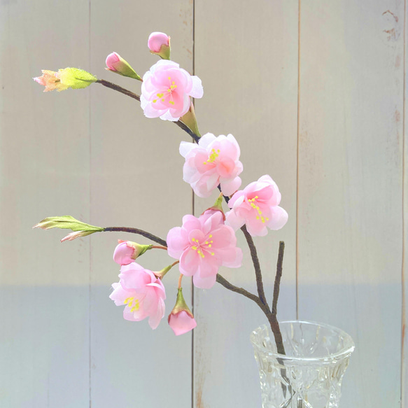 布花 サクラ しだれ 桜 一枝　おうちお花見に 6枚目の画像