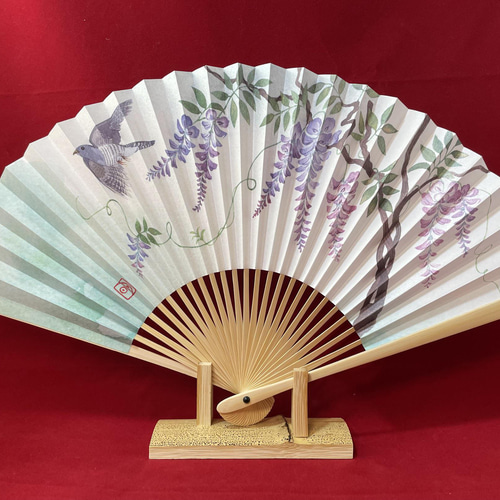 京扇子 京扇子 藤とホトトギス その他ファッション雑貨 Akiko 通販 13539550